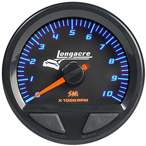 Longacre SMi Elite Waterproof Tachometer 2-5/8" Face