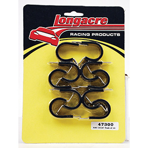 Longacre  Adel line clamps - 13/16" ID #8 AN line (pack of 10)