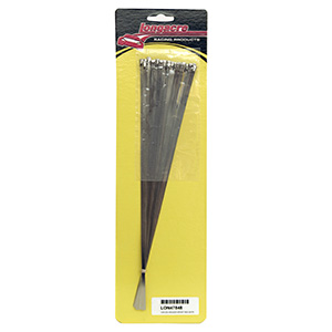 Longacre Stainless Steel Header Wrap Locking Ties - 14" - package of 24