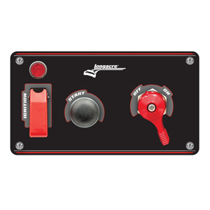Longacre Elite Switch Panel - Push Starter/Ignition With Lights, Flip, & Master Disconnect