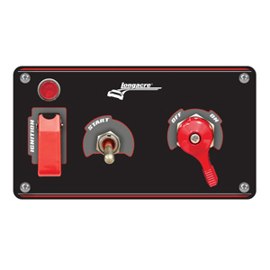 Longacre Elite Switch Panel - Toggle Starter/Ignition With Lights, Flip, & Master Disconnect