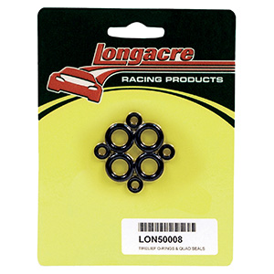 Longacre TIRELIEF Replacement O-Rings & Quad Seals - set of 4