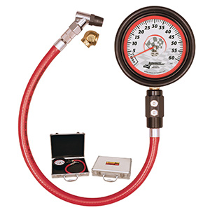 Longacre Magnum 3-1/2" Tire Gauge 0-60 by 1/2 lb.