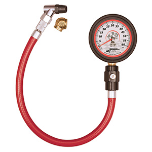 Longacre Deluxe 2-1/2" Tire Gauge 0-60 PSI by 1/2 lb.