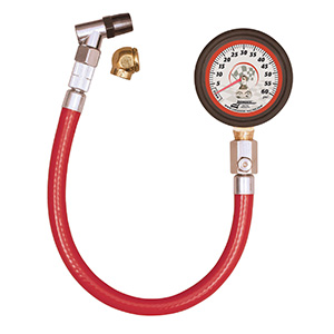 Longacre Basic 2" Tire Gauge 0-60 PSI by 1 lb.