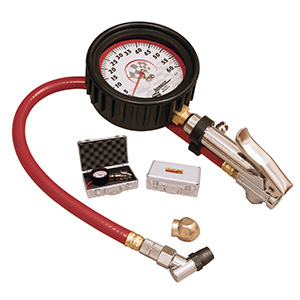 Longacre Magnum 3-1/2Ó GID Quick Fill Tire Gauge 0-60 psi