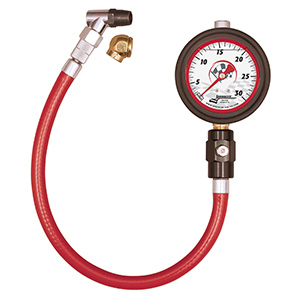 Longacre Liquid Filled 2-1/2" GID Tire Gauge 0-30 by 1/2 lb.