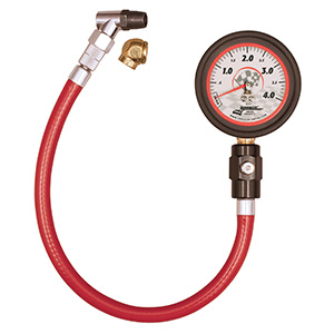 Longacre Deluxe 2-1/2Ó Tire Gauge 0-4 BAR Metric Option
