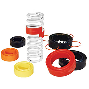 Longacre Coil-Over Spring Rubber Orange 15