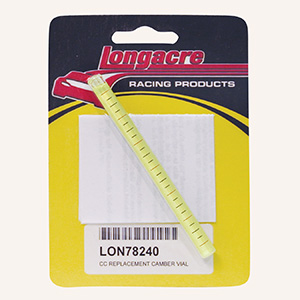 Longacre Replacement camber vial - 0-6 Degree with Lines
