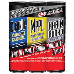 Maxima 70-779203 Syn Chain Guard Ultimate Chain Care Combo Kit 3-Pack Aerosol