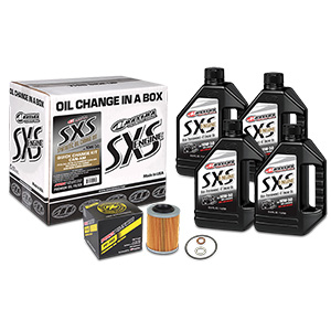 Maxima SXS Can-Am Oil Change Kit 10W-50 Full-Syn Maverick X3 Liter