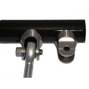 Meziere Contour Clevis 1.625 Tube .375 Hole .750 Slot Perpendicular 4130