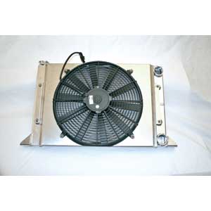 Meziere Sportsman Style Radiator W/16 Fan & Shroud