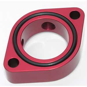 Meziere 3/8 Npt Ported Waterneck Spacer Red