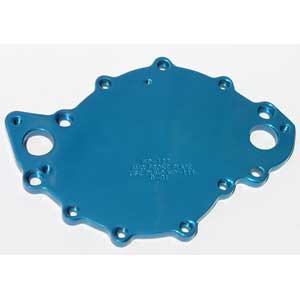 Meziere Water Pump Back Plate, Blue