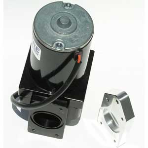 Meziere Single Outlet Radiator Mount 20 Gpm W/P W/Weld-In Plate Blue