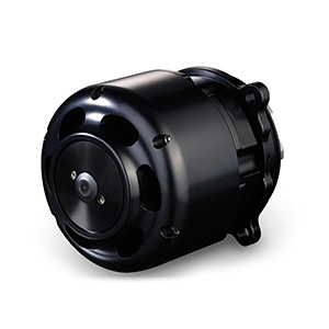 Meziere Modular Ford Super Duty Electric W/P-With Idler Pulley-Black