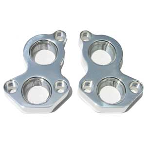Meziere Ls-1 Block Adapters -12An Female/Pr/Polished