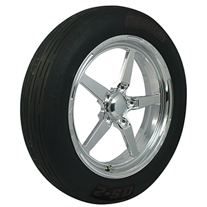 DS-2 DRAG RACE FRONT TIRE, 17 Dia. X 5 IN. X 7 IN.