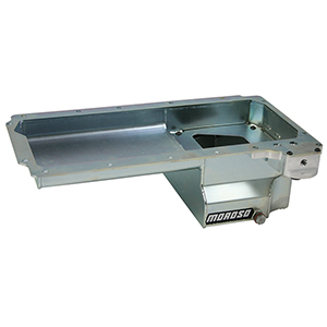 OIL PAN, GM LS, EARLY F-BODY, REAR SUMP, ROAD RACE, SPIN-ON OIL FILTER ADAPTER