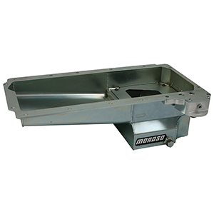 OIL PAN, GM LS, SWAP, REAR SUMP, ROAD RACE, SPIN-ON OIL FILTER ADAPTER