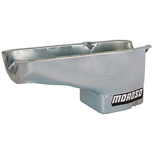 OIL PAN, SBC 80-85 PASSENGER SIDE DIP STICK, DART SHP, 9.50 IN. DEEP