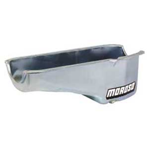 OIL PAN, SBC 86-UP WITH 1 PIECE SEAL PASSENGER SIDE DIP STICK, 7.50 IN. DEEP