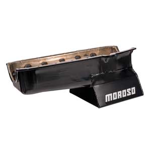 OIL PAN, SBC PRE- 80 DRIVER'S SIDE DIPSTICK, 8.25 IN. DEEP T-SUMP