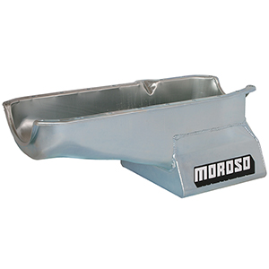 OIL PAN, SBC 80-85 WITH PASSENER SIDE DIP STICK, DART SHP, 8.25 IN. DEEP T-SUMP