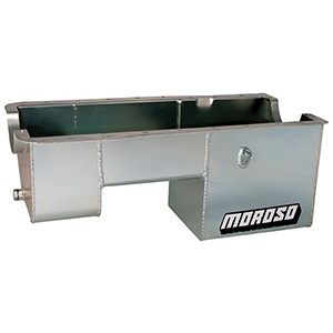 OIL PAN, FORD 289-302, BILLET END SEALS, 9 IN. DEEP, REAR SUMP