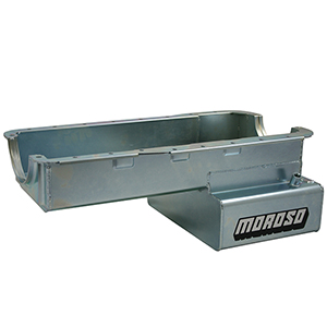 OIL PAN, FORD 351W, ROAD RACE BAFFLED, BILLET END SEALS, FRONT SUMP