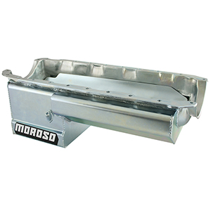 OIL PAN, BBC MARK IV, DRAG RACE, POWER POUCH, 8 IN. DEEP,  WINDAGE TRAY