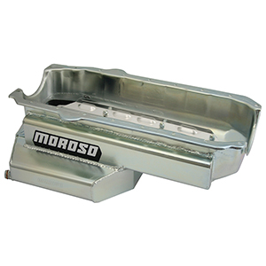 OIL PAN, SBC PRE-1985, DART SHP, CIRCLE TRACK, POWER POUCH, 7.125 IN. DEEP