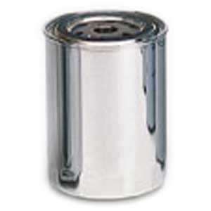 OIL FILTER, FORD, MOPAR AND IMPORT, 3/4 IN. THREAD, 5 1/4 IN. TALL, CHROME