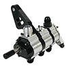 DRY SUMP PUMP, TRI-LOBE, LEFT SIDE, DRAGSTER, 3 STAGE,1.200 PRESSURE