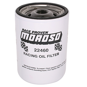 OIL FILTER, CHEVY,13/16 IN. THREAD, 5 1/4 IN TALL, RACING