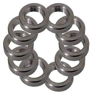 FITTING, BUNG, STAINLESS STEEL, M18 X 1.5, OXYGEN SENSOR, 10 PACK