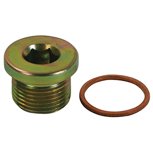 FITTING PLUG, STEEL, M20 X 1.5, LOW WARNING SENSOR