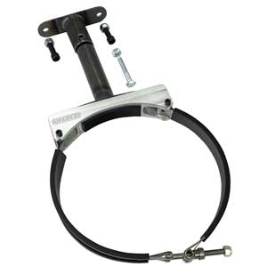 Moroso Dry Sump Tank Mount, Steel Removable, 8In Dia