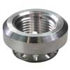 Moroso Fitting, Vented, -12An, Weld In Bung, W Integral Baffle