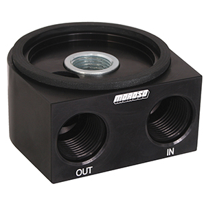 FILTER ADAPTER, SANDWICH, OIL COOLER,  3/4 IN -16 THR