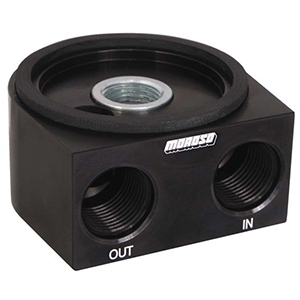 FILTER ADAPTER, SANDWICH, OIL COOLER, 13/16 IN -16 THR