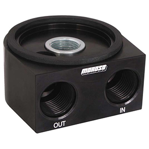FILTER ADAPTER, SANDWICH, OIL COOLER, 22 mm 1.5 IN. THR