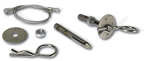 HOOD PINS, STEEL, 3/8 IN