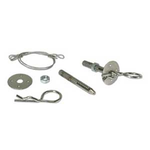 HOOD PINS, STEEL, 3/8 IN