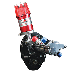 TIMING COVER, FRONT DRIVE MAGNETO KIT, SBC, NON-RAISED CAM, SPRINT CAR