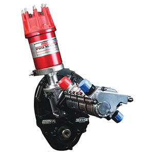 TIMING COVER, FRONT DRIVE MAGNETO KIT, SBC, RAISED CAM, SPRINT CAR