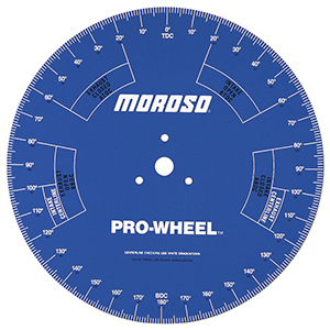 DEGREE WHEEL, 18 IN.