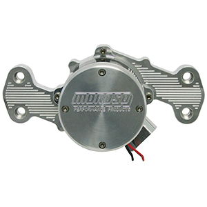 WATER PUMP, ELECTRIC, BILLET ALUMINUM,  SBC